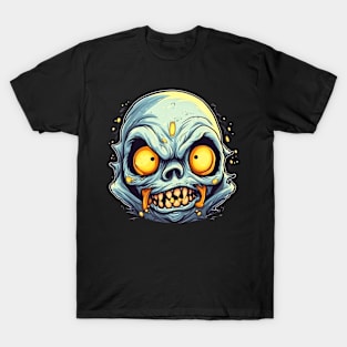 Eerie Halloween Ghoul Art T-Shirt